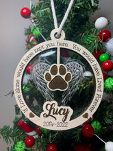 Load image into Gallery viewer, Pet Memorial Christmas Ornament Loyal companion
