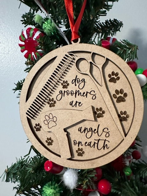 Dog groomer Ornament - Simple and yet elegant