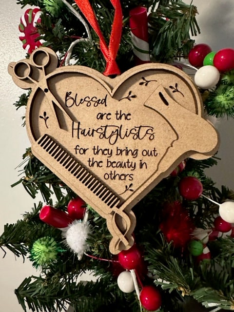 Hairstylist Ornament - Simple and yet elegant