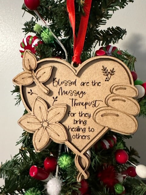 Massage Therapist Ornament - Simple and yet elegant